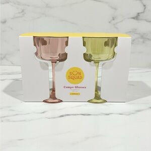 New Sun Squad Coupe 4 Glasses Set